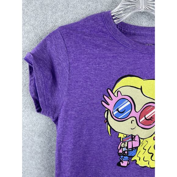 Harry Potter Funko Pop Luna Lovegood Shirt Women's M Purple Short Sleeve Tee - Picture 2 of 7
